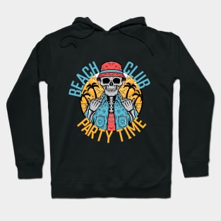 Beach Club Party Time Hoodie